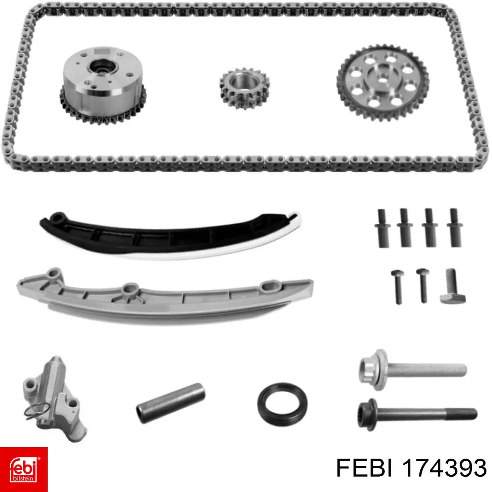 Цепь ГРМ, комплект Febi 174393