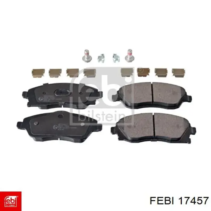 Задние барабанные колодки 17457 Febi