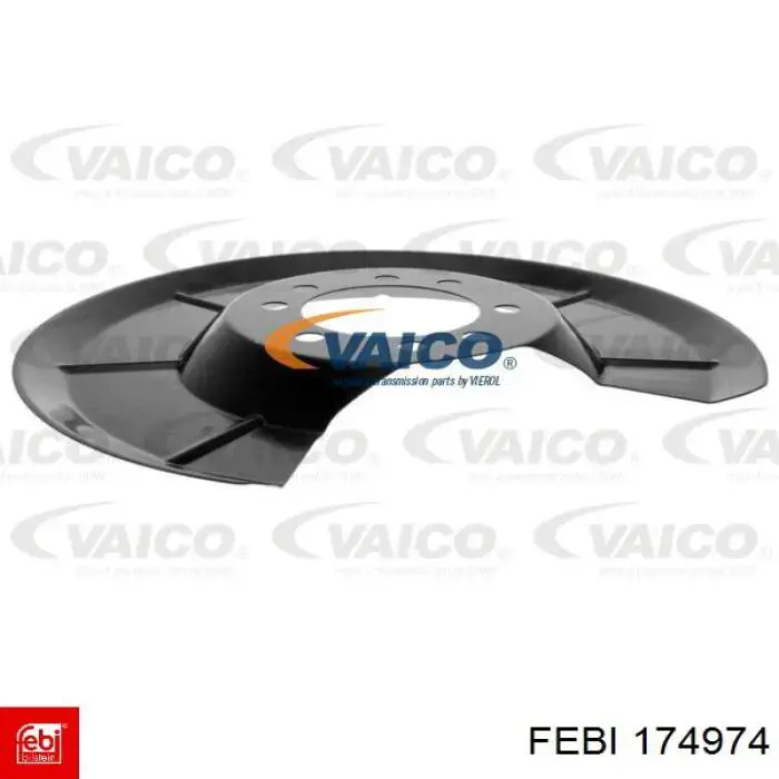 Щиток тормозного диска заднего Febi 174974 цена, от 14.48 USD