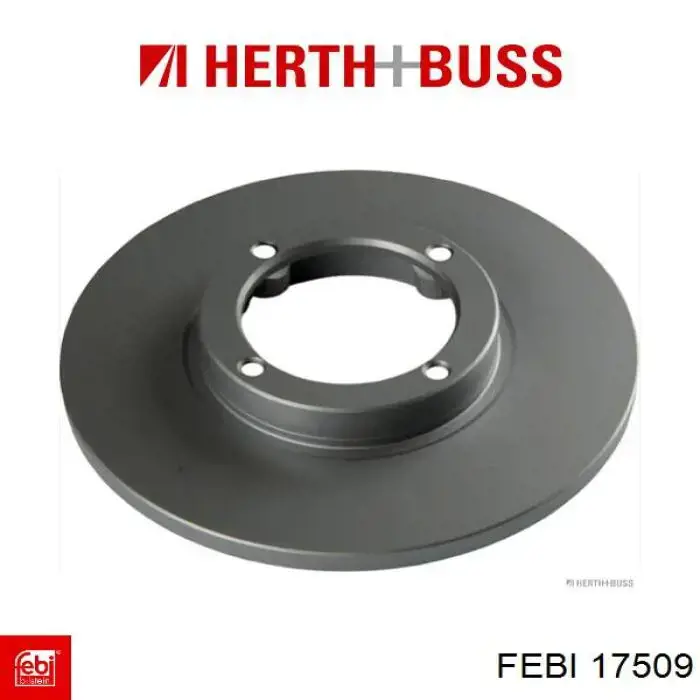 Передние тормозные диски 17509 Febi