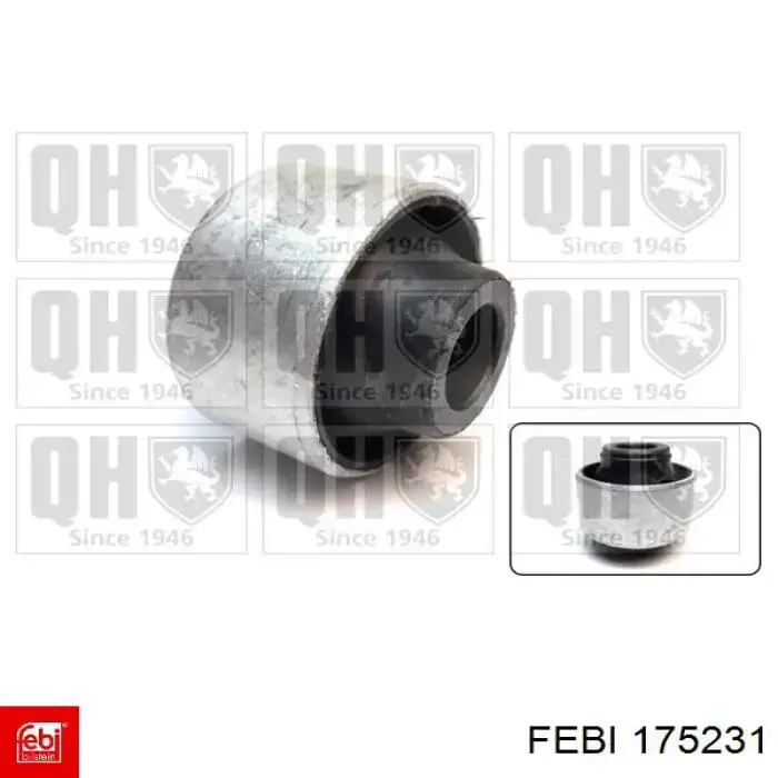 Сайлентблок передней подвески Febi 175231 цена, от 10.95 USD