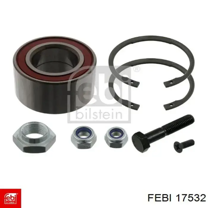 Болт крепления передней шаровой опоры к цапфе Febi 17532 цена, от 1.29 USD