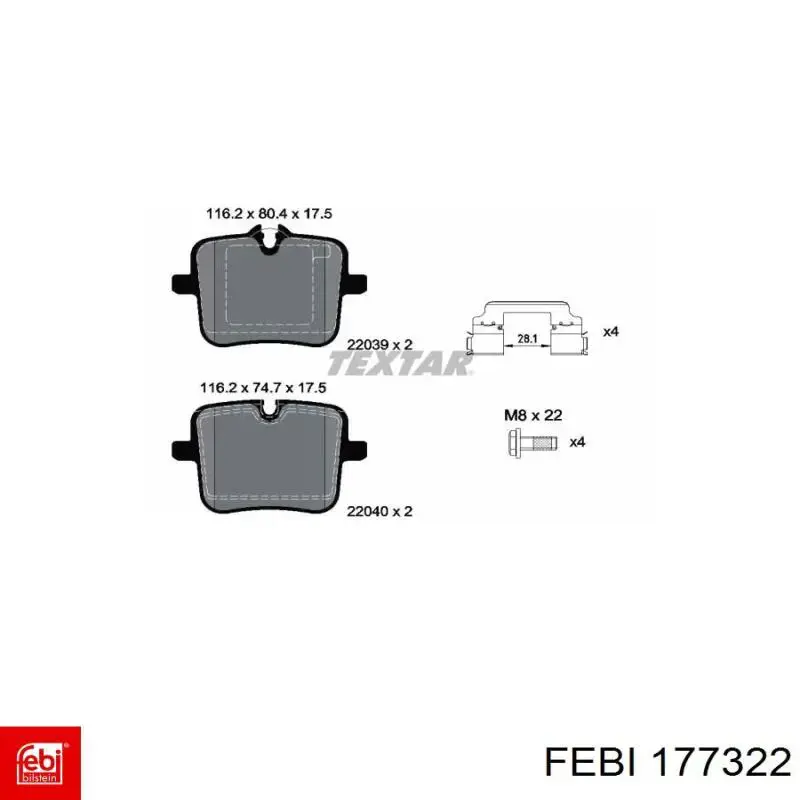 Задние тормозные колодки 574038J Jurid/Bendix
