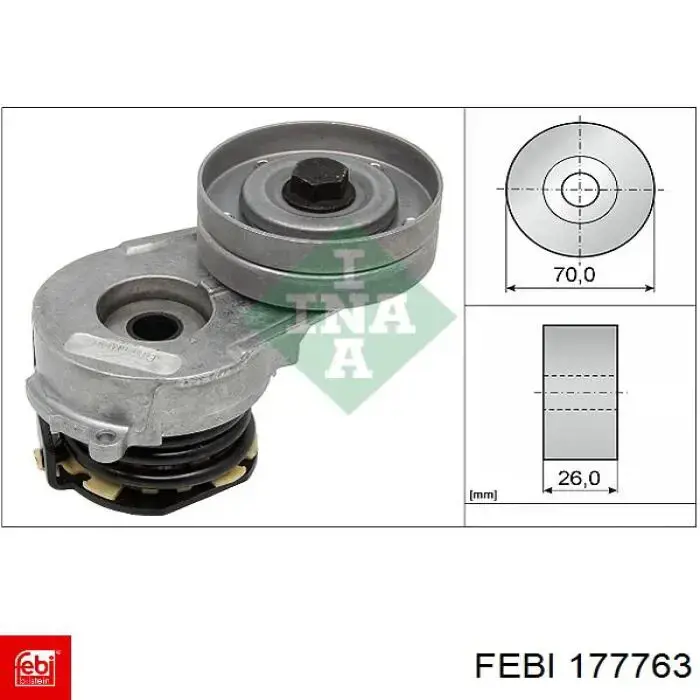 Tapa de culata 177763 Febi