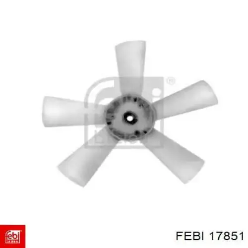 Вентилятор/крыльчатка радиатора охлаждения Febi 17851 цена, от 47.97 USD