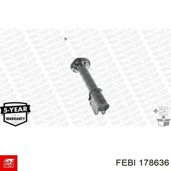 Тормозной шланг задний Febi 178636 цена, от 14.92 USD