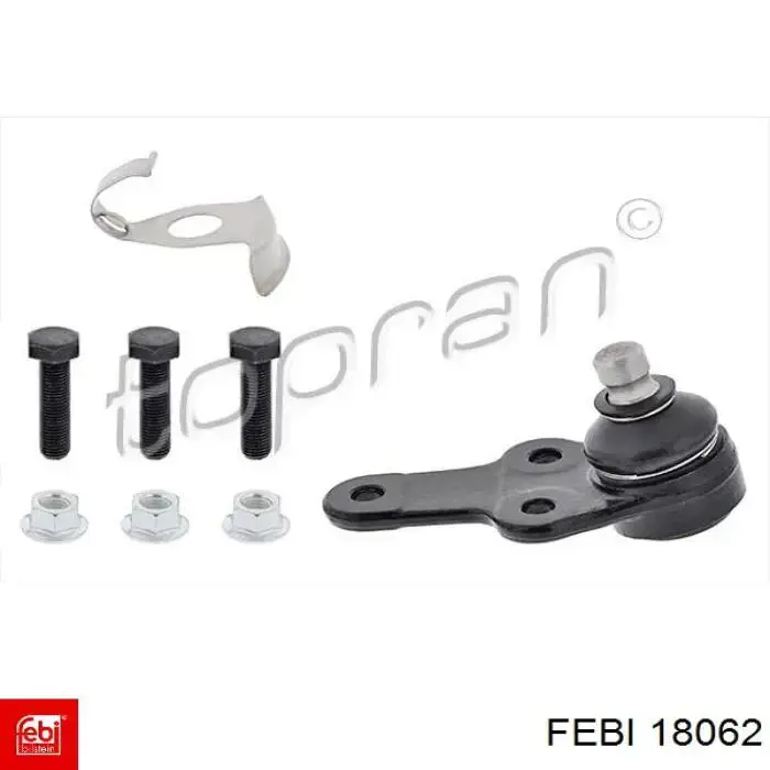 Шаровая опора, нижняя Febi 18062 цена, от 8.96 USD