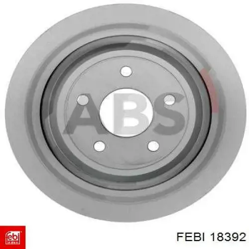 Тормоз дисковый передний Febi 18392 цена, от 39.56 USD