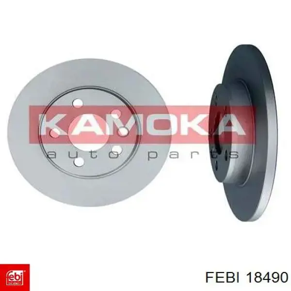 Задний тормозной диск Febi 18490 цена, от 27.73 USD