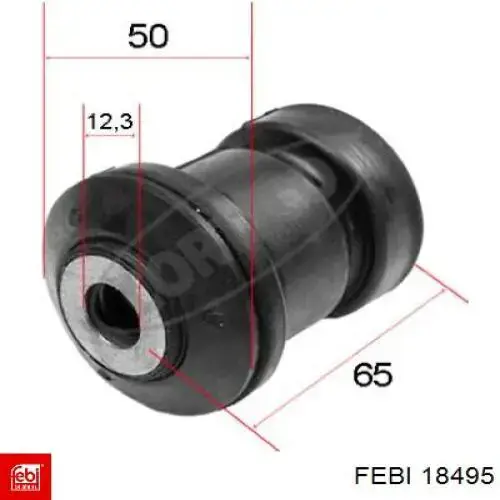 Сайлентблок передней подвески Febi 18495 цена, от 6.06 USD