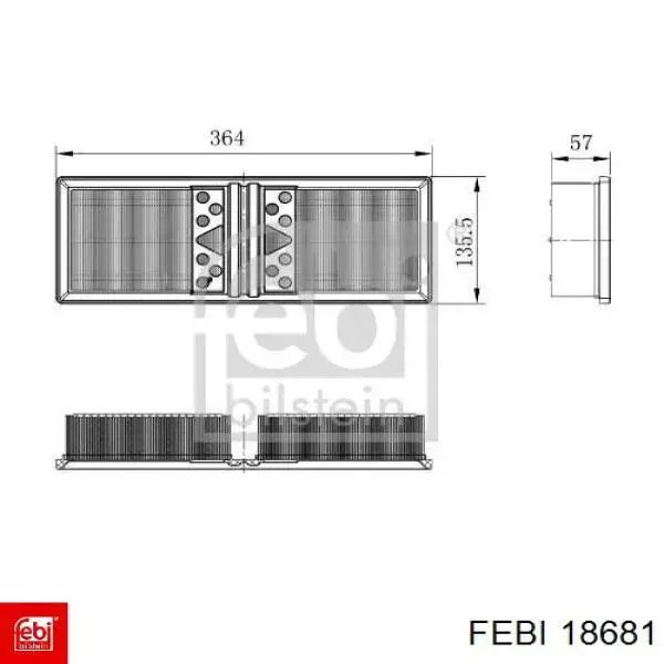 Вискозная муфта Febi 18681 цена, от 71.60 USD
