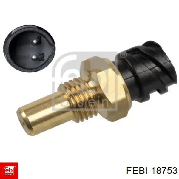 Sensor de temperatura del refrigerante 18753 Febi