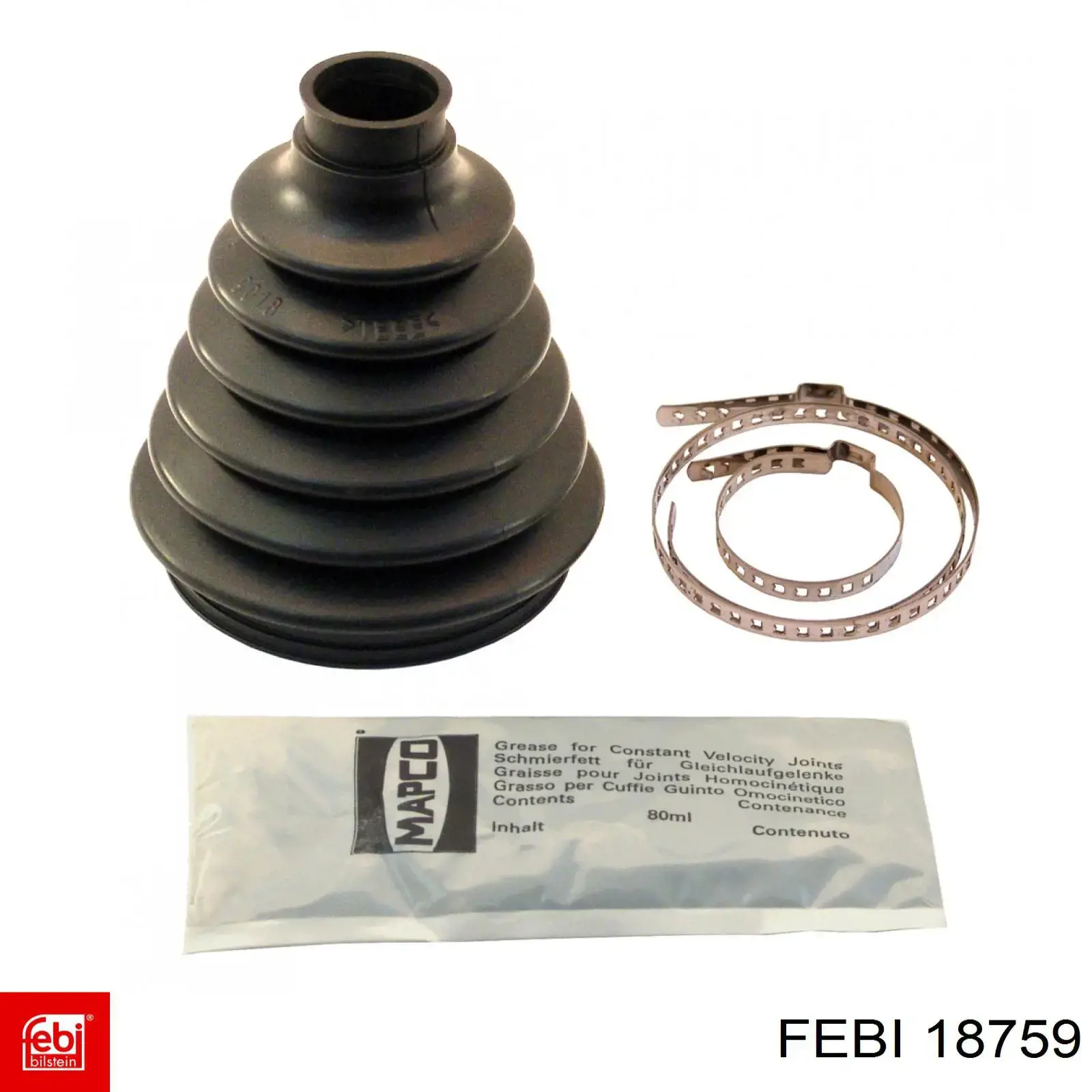 Купить 18759 Febi Фильтр салона угольный