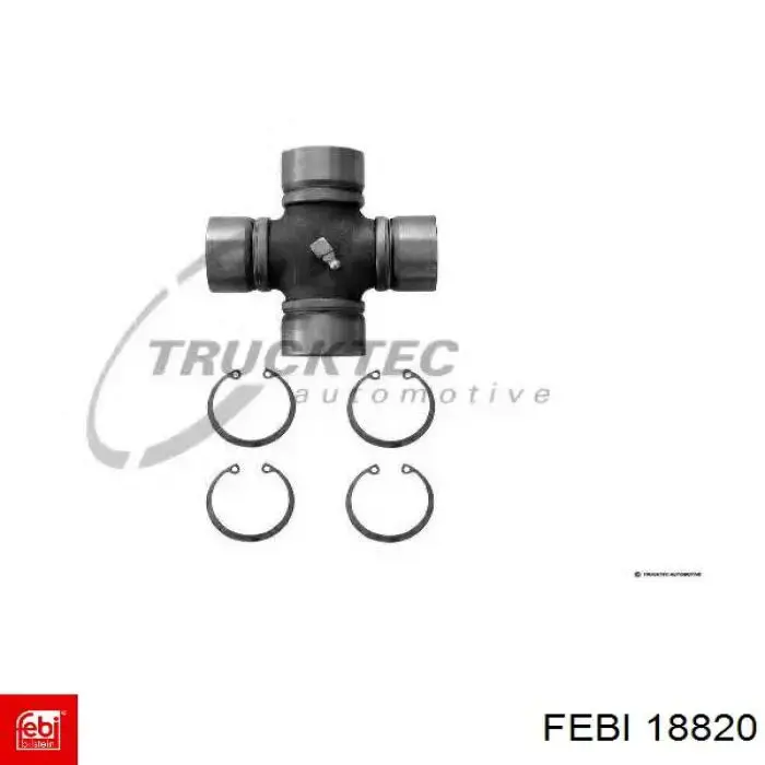 Крестовина заднего карданного вала  Febi 18820 цена, от 147.19 USD