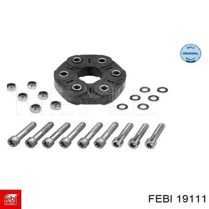 Муфта кардана эластичная передняя/задняя Febi 19111 цена, от 76.98 USD