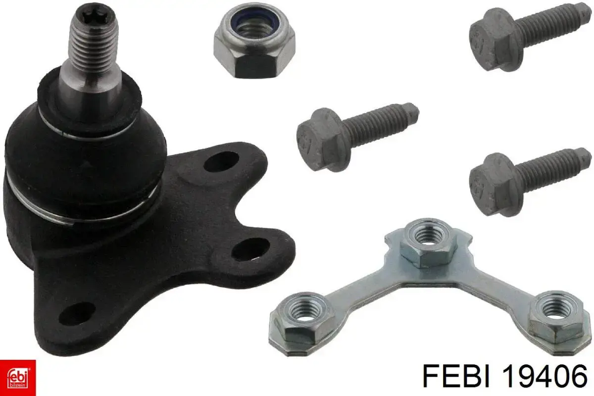 Нижняя левая шаровая опора Febi 19406 цена, от 15.86 USD
