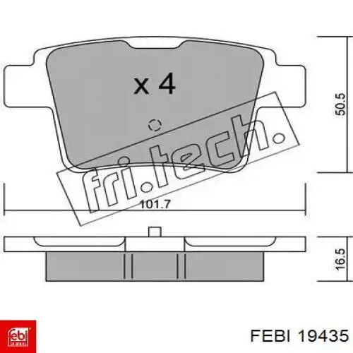 Помпа масляная Febi 19435 цена, от 102.96 USD