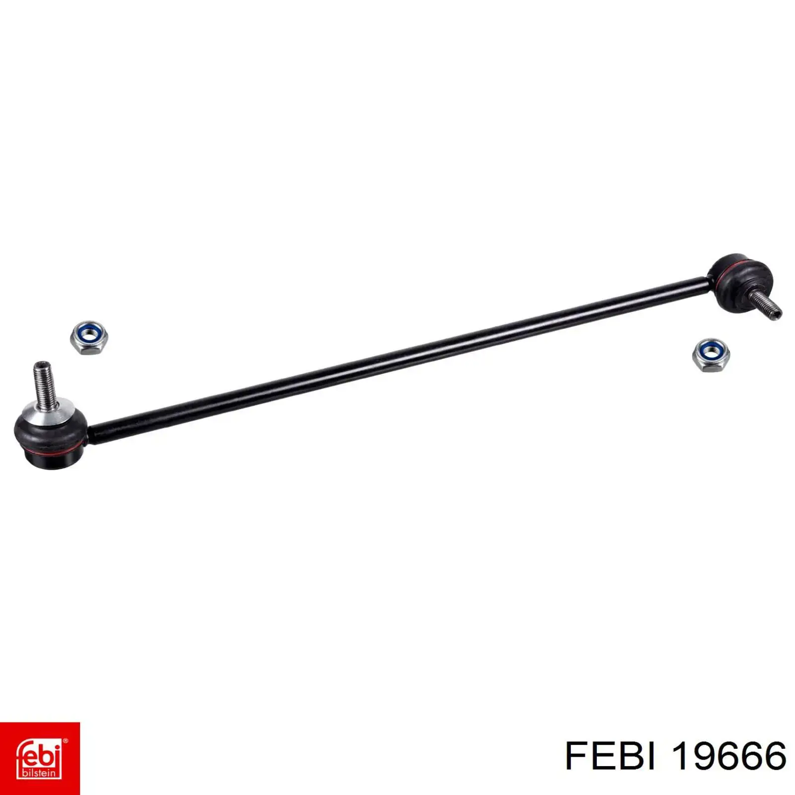 Линк стабилизатора, переднего, правый Febi 19666 цена, от 14.80 USD