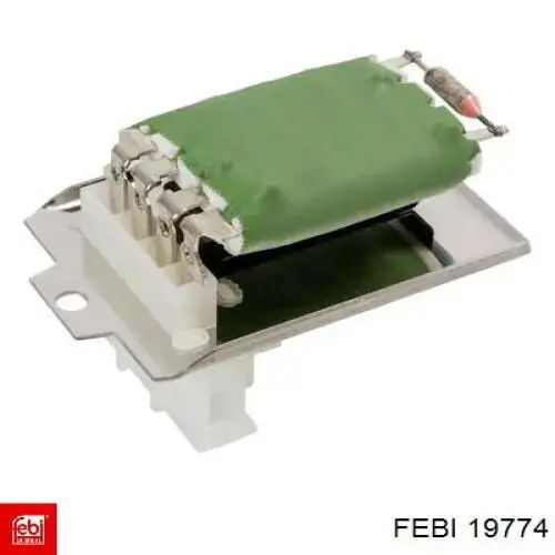Резистор (сопротивление) вентилятора печки (отопителя салона) Febi 19774