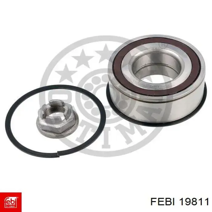 Комплект подшипника ступицы колеса Febi 19811 цена, от 29.00 USD