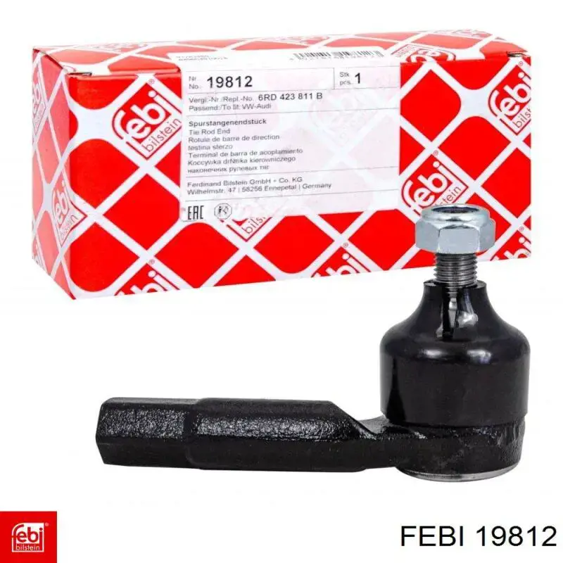 Наконечник рулевой тяги Febi 19812