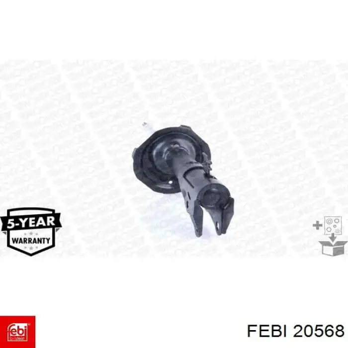 Задний амортизатор Renault (RVI) 5010557381