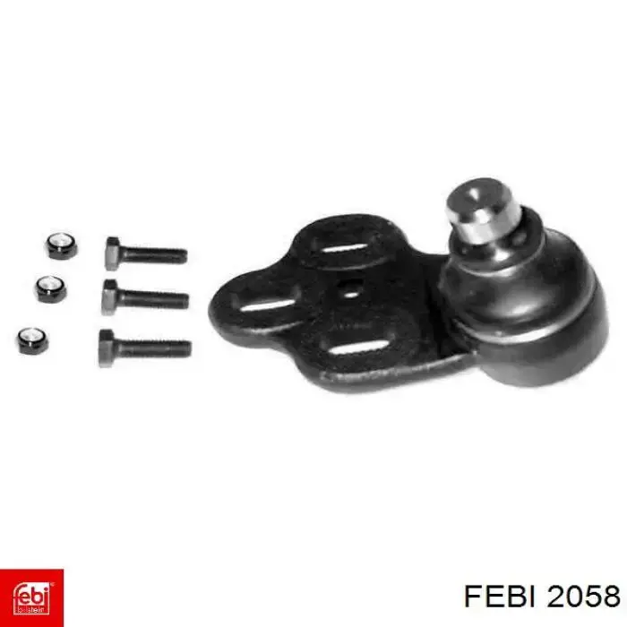 Нижняя правая шаровая опора Febi 2058 цена, от 11.00 USD