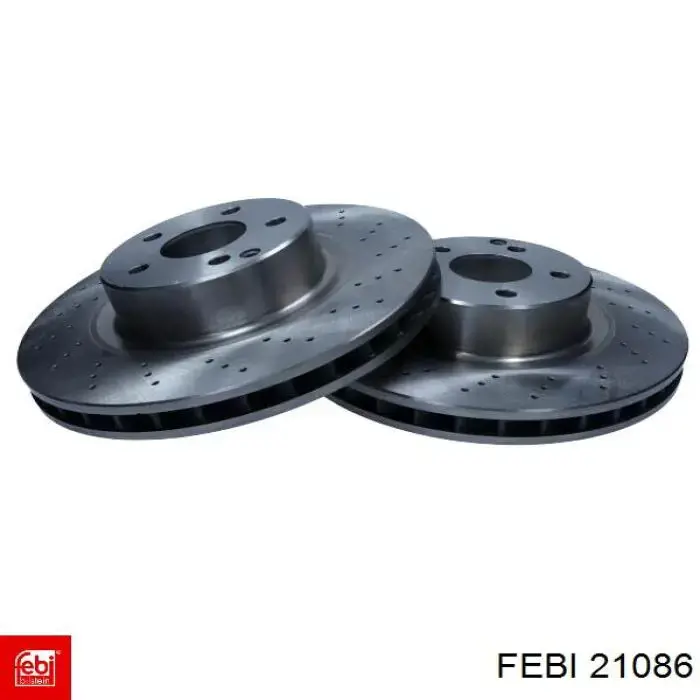 Передние тормозные диски 21086 Febi