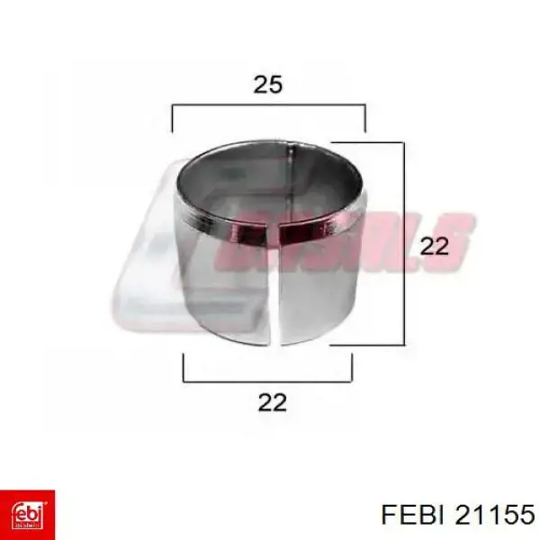 Передние тормозные диски 21155 Febi
