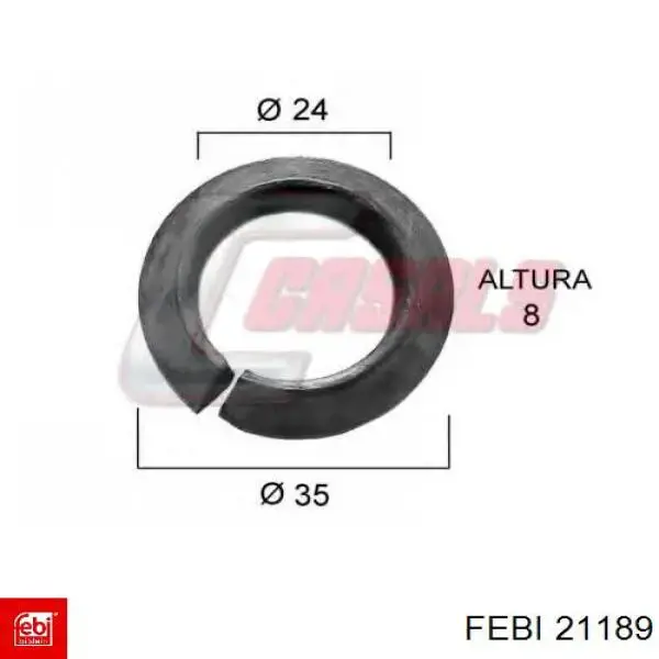 Резиновая упругая муфта кардана передняя Mercedes A2034100415