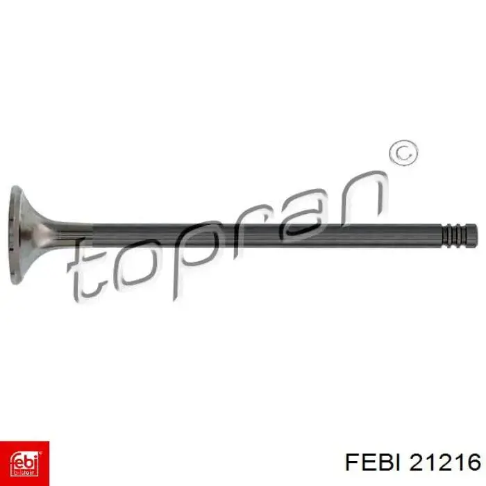 Выпускной клапан двигателя Febi 21216 цена, от 12.00 USD