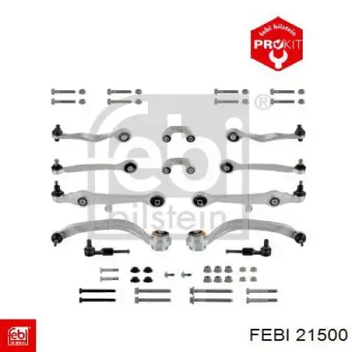 Комплект рычагов передней подвески Febi 21500 цена, от 406.95 USD