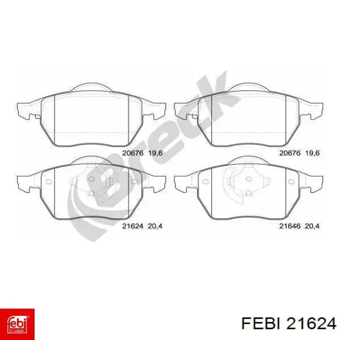 21624 Febi Фильтр топлива