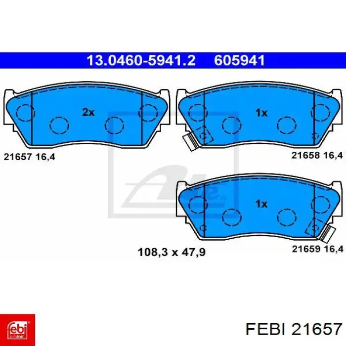  Febi 21657 цена, от 10.10 USD