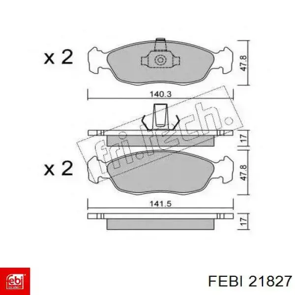 Трос газа 21827 Febi