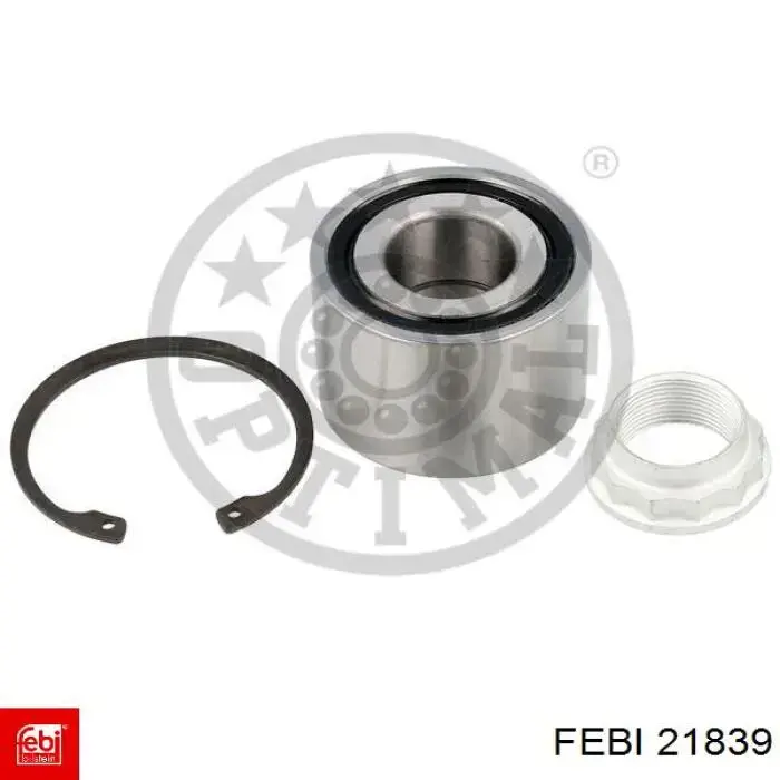 Подшипники задней ступицы Febi 21839 цена, от 17.52 USD