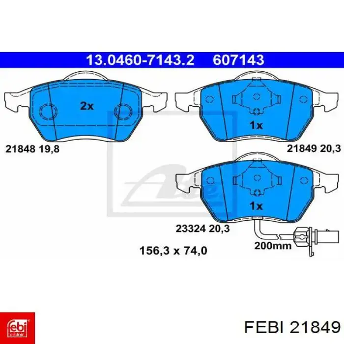 Рулевой наконечник Febi 21849 цена, от 10.70 USD