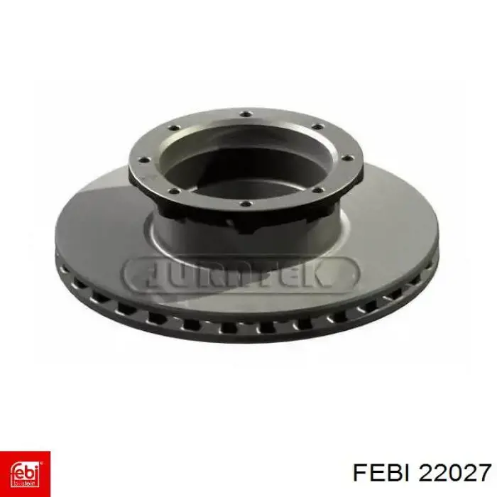 Купить 22027 Febi Диск тормозной задний