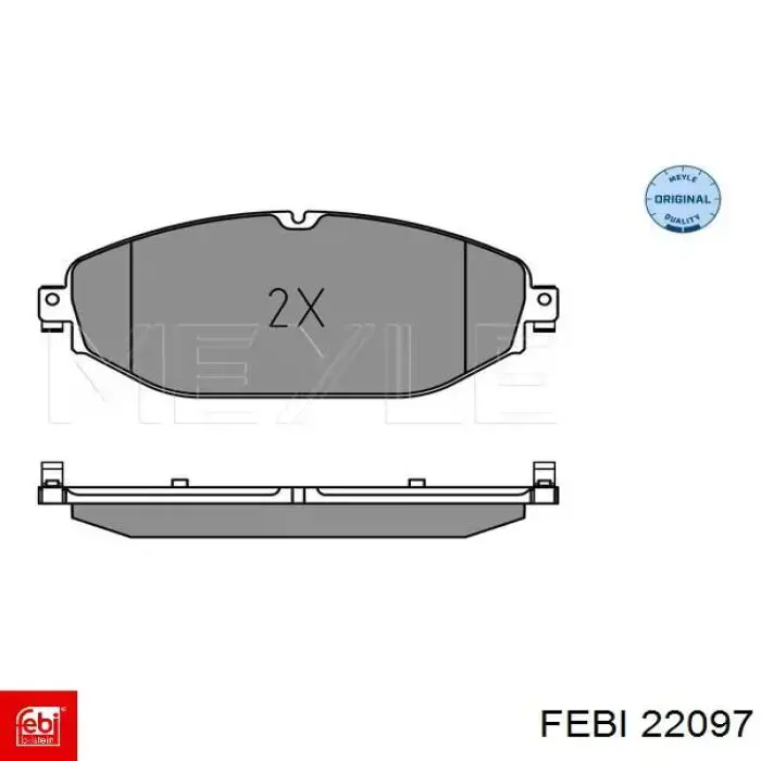 Правая подушка двигателя 22097 Febi
