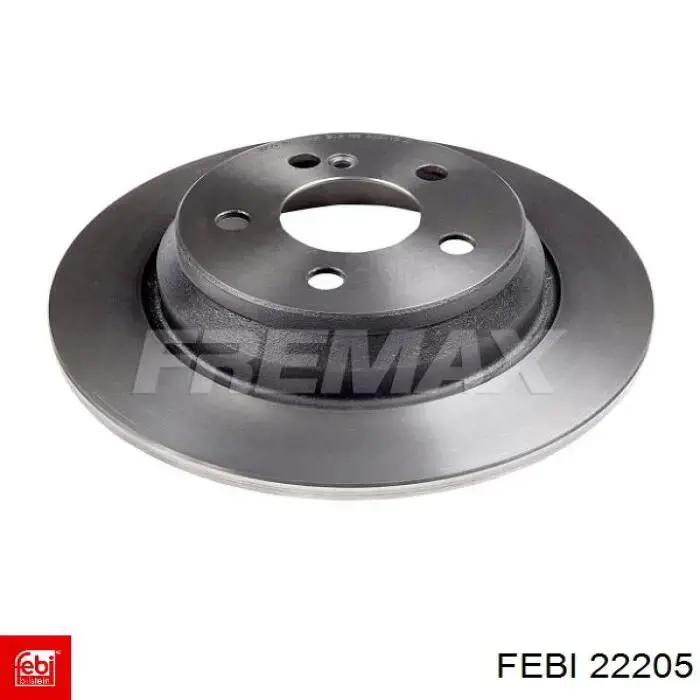 Купить 22205 Febi Диск тормозной задний