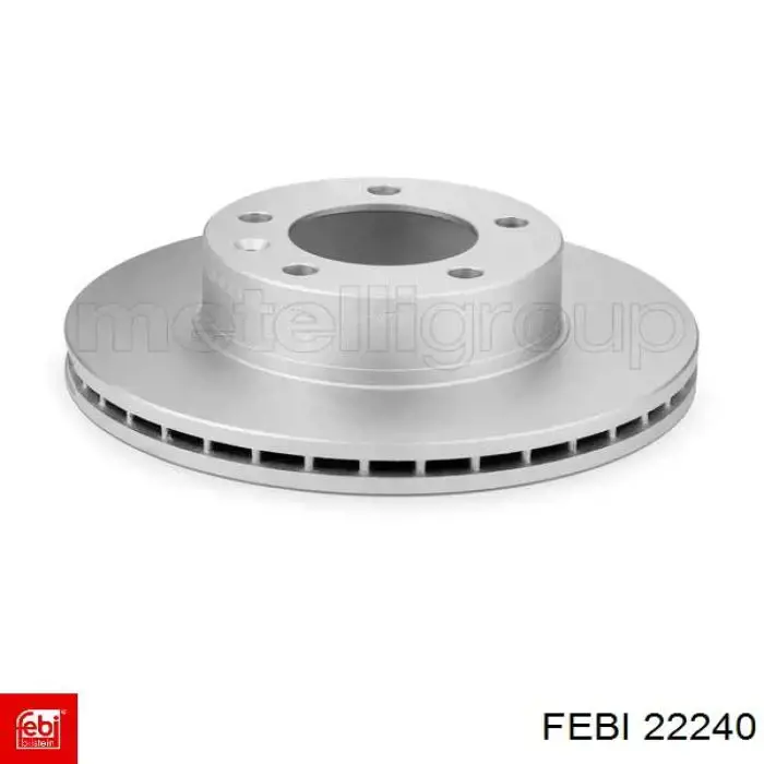 Передние тормозные диски 22240 Febi