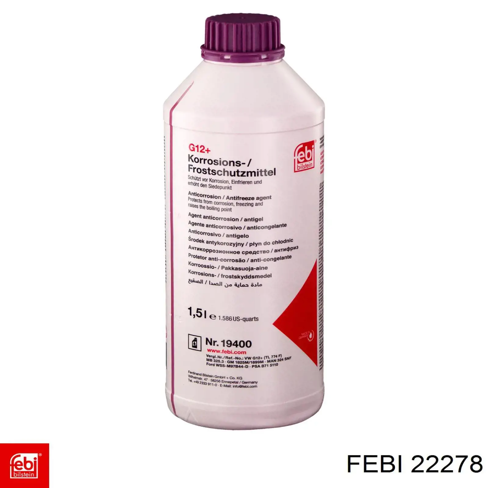 Антифриз концентрат Febi 22278 цена, от 308.88 USD