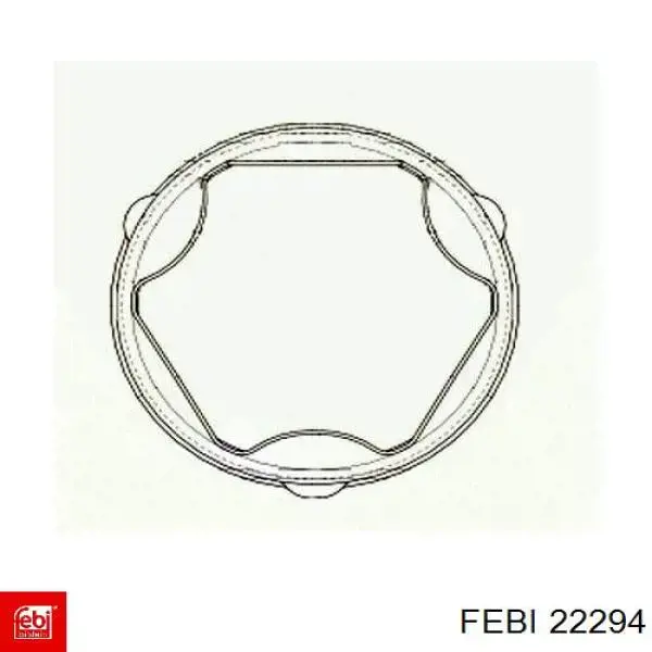 Форсунка омывателя заднего стекла 22294 Febi