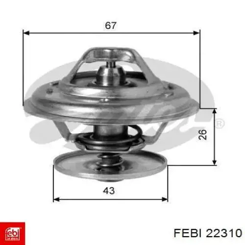 Термостат 22310 Febi