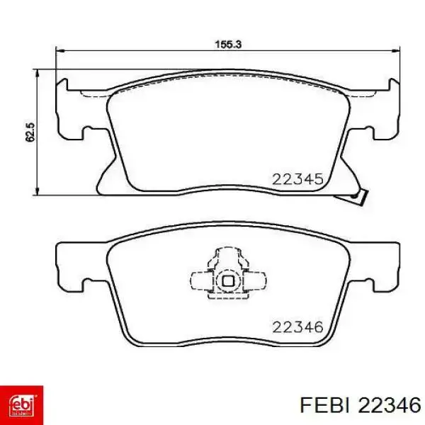 Натяжной ролик ГРМ Febi 22346