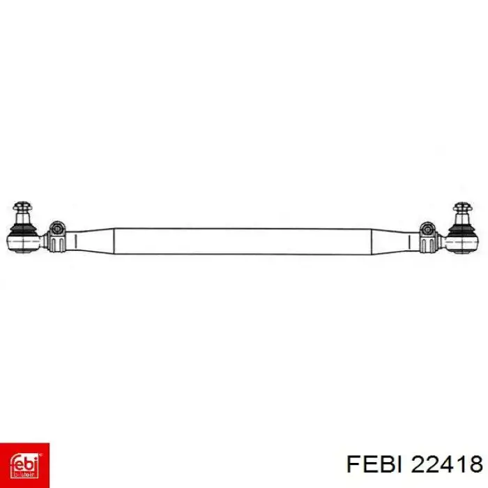 Стойка переднего стабилизатора правая 22418 Febi