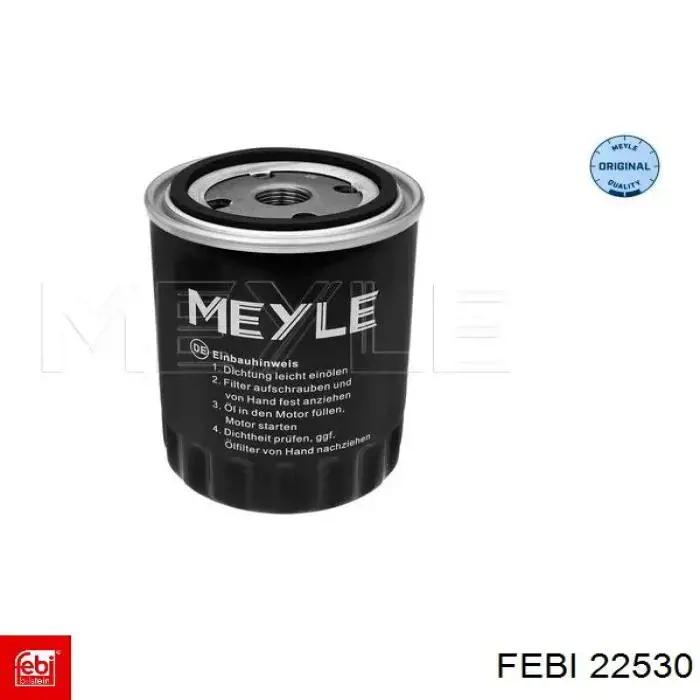 Фильтр очистки масла центробежный Febi 22530 цена, от 6.63 USD