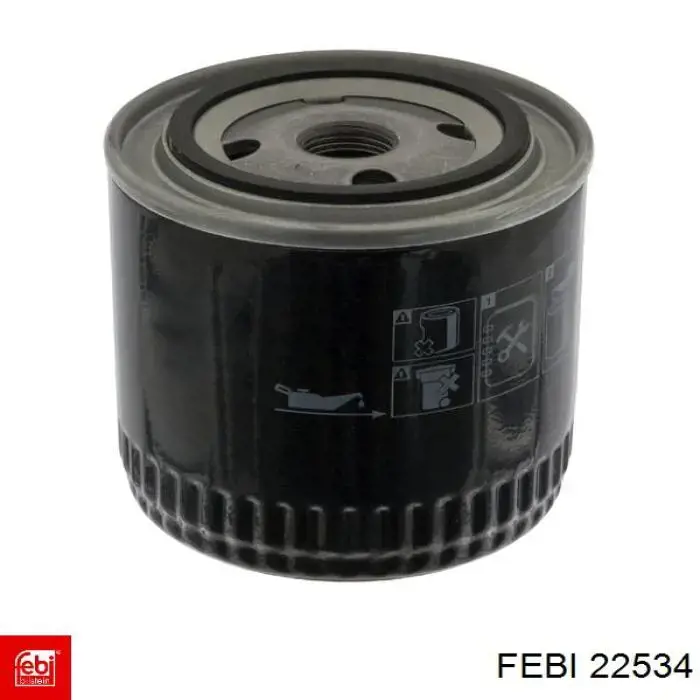 Фильтр очистки масла центробежный Febi 22534 цена, от 6.90 USD
