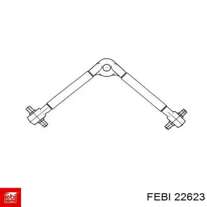 Рычаг передней подвески верхний левый/правый Febi 22623 цена, от 247.16 USD