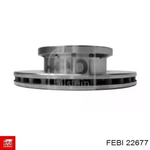 Передние тормозные диски 22677 Febi